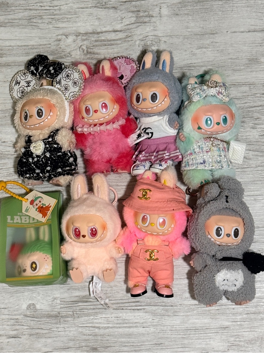 Pop Mart Labubu Lot of 8 with clothes!